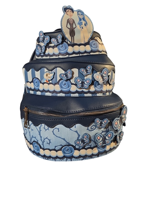 Loungefly Handbags - Loungefly Corpse BrideTiered Cake Backpack with Butterflies & Roses